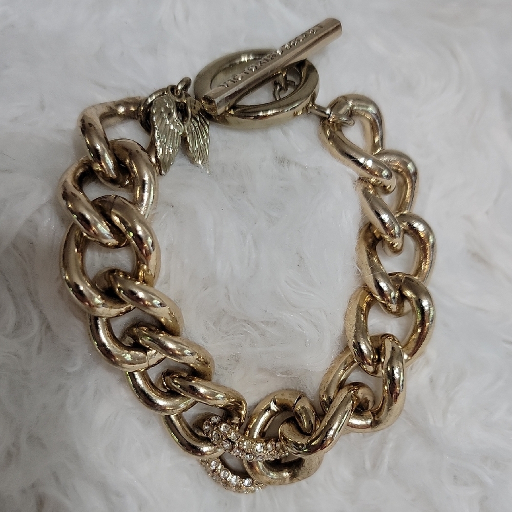 Victoria's Secret Chunky Chain-Link Angel Bracelet
